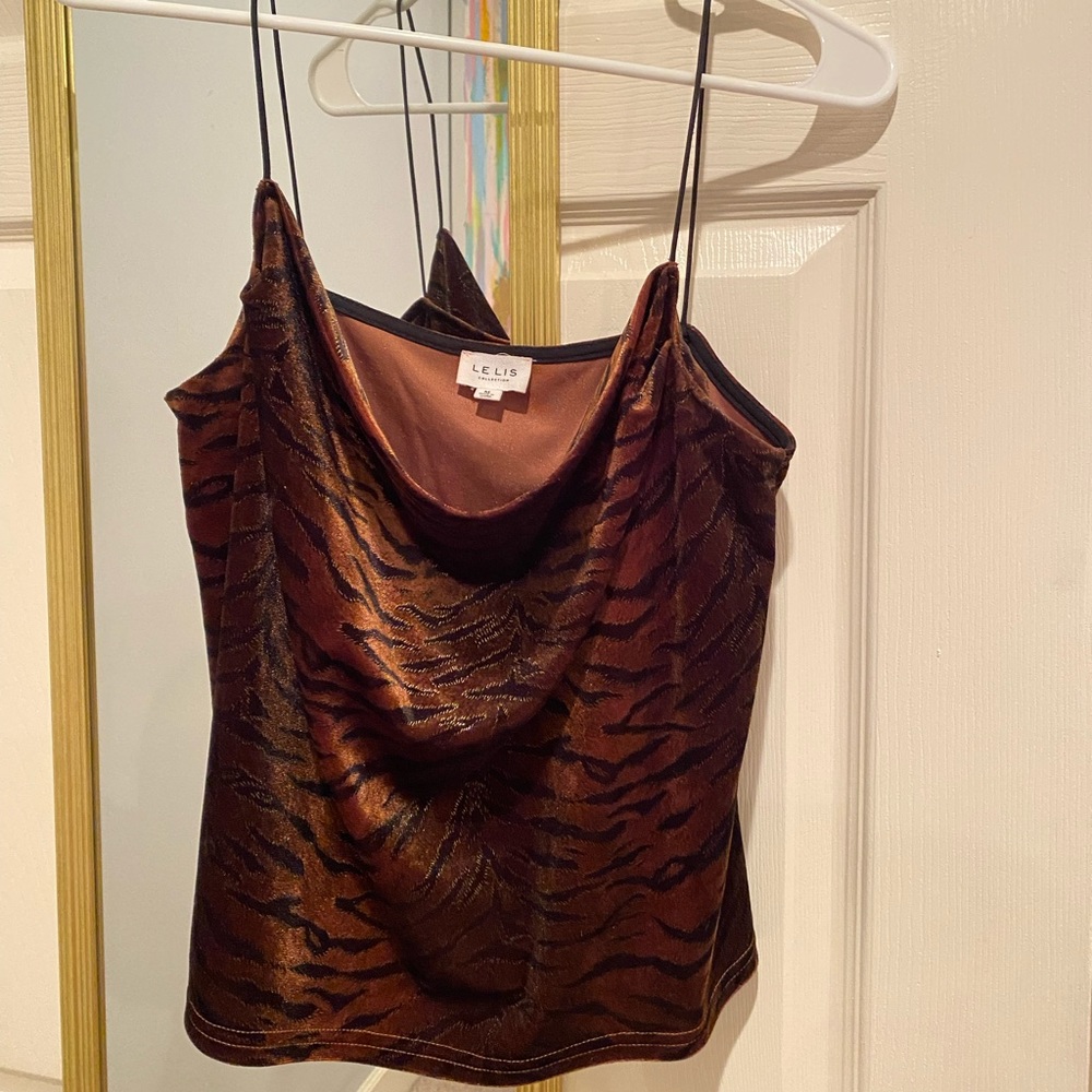 Le Lis animal print top